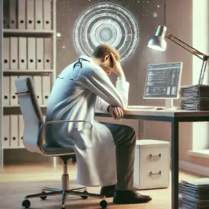 Read more about the article The Silent Struggle: How Repetitive Counseling Drains Doctors – And How AI Can Help